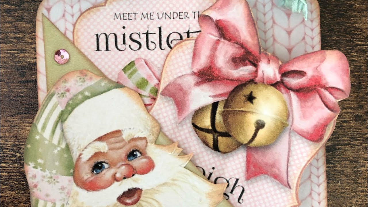 Loaded Pink Christmas Tags