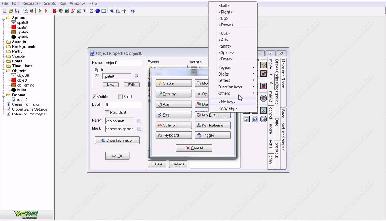 Game Maker tutorial: Shooting and ammo - YouTube