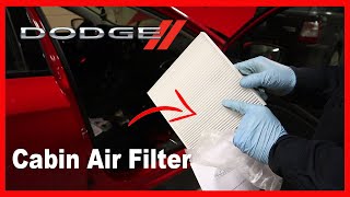 Dodge Dart Cabin Air Filter Replacement Tutorial