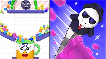 Rope and Balls VS Mr Slice Game - All Levels SpeedRun Gameplay ep 1