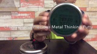 Crazy Aarons Precious Metals Thinking Putty Face Reveal