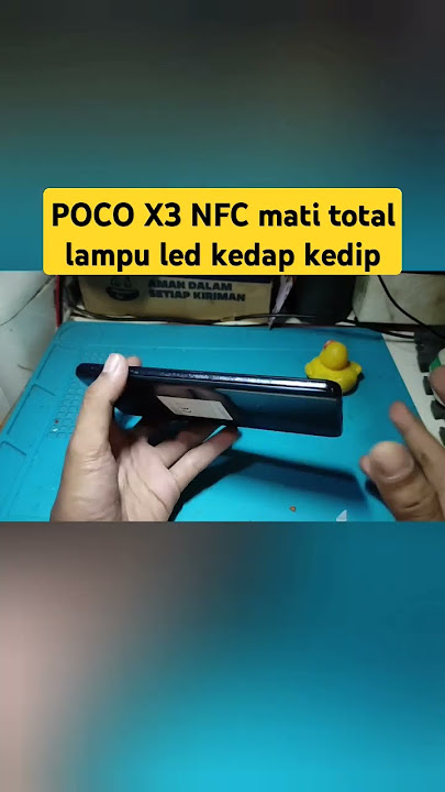 POCO X3 NFC MATI TOTAL HANYA LED KEDAP KEDIP HASIL COD HARI INI #smartphone #frp #tutorial #reel