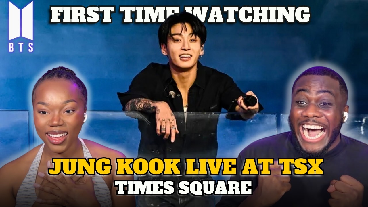 K-POP NEWBIES FIRST TIME WATCHING BTS (방탄소년단) JUNG KOOK LIVE AT TSX STAGE TIMES SQUARE