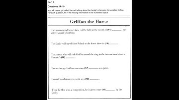 Listening B1, PET 1 for Schools, Test 2, Part 3