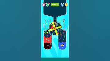 save the fish level 34 -mobile game/fishdom #shorts