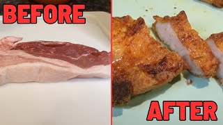 How to Make Crispy Pork belly in an Air Fryer: An Easy tasty recipe