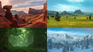 World of Warcraft Zones as Real Places (Midjourney)