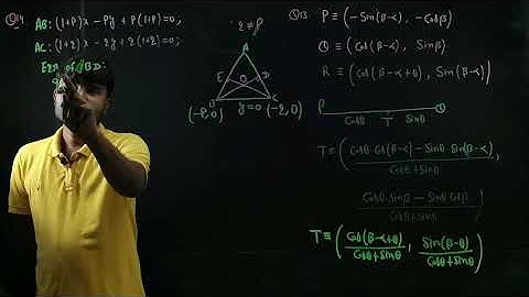 The locus of orthocentre of the triangle formed by the lines (1+p)x−py+p(1+p)=0,(1+q)x−qy+q(1+q)=0