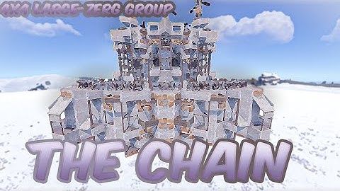 The Chain - 4x4 Zerg Group  - Anti-Siege RustBaseDesign 2025