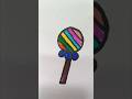 Lolipop colour drawing #shortsfeed #trendingshorts #viralshort