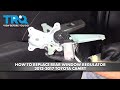How to Replace Rear Window Regulator 2012-2017 Toyota Camry