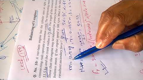 DOM-Numerical on Balancing 10 #dynamics #machine #inertia #mechanical #pistons #balancing #engine