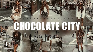 Chocolate City — Mobile Preset Lightroom | Tutorial | Download Free | Urban Preset | Brown Coffee