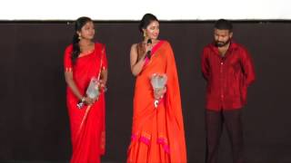 Dinesh and Rithvika at Oru Naal Koothu Audio Launch