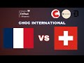 Choc international  france  vs suisse
