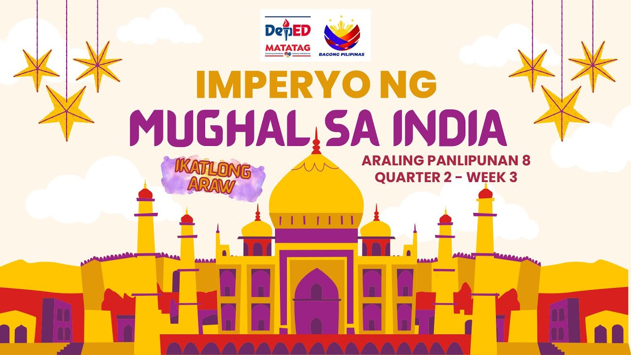 Araling Panlipunan 8 MATATAG Q2 Week 3-3 Imperyo ng Mughal sa India with PPT and DLL