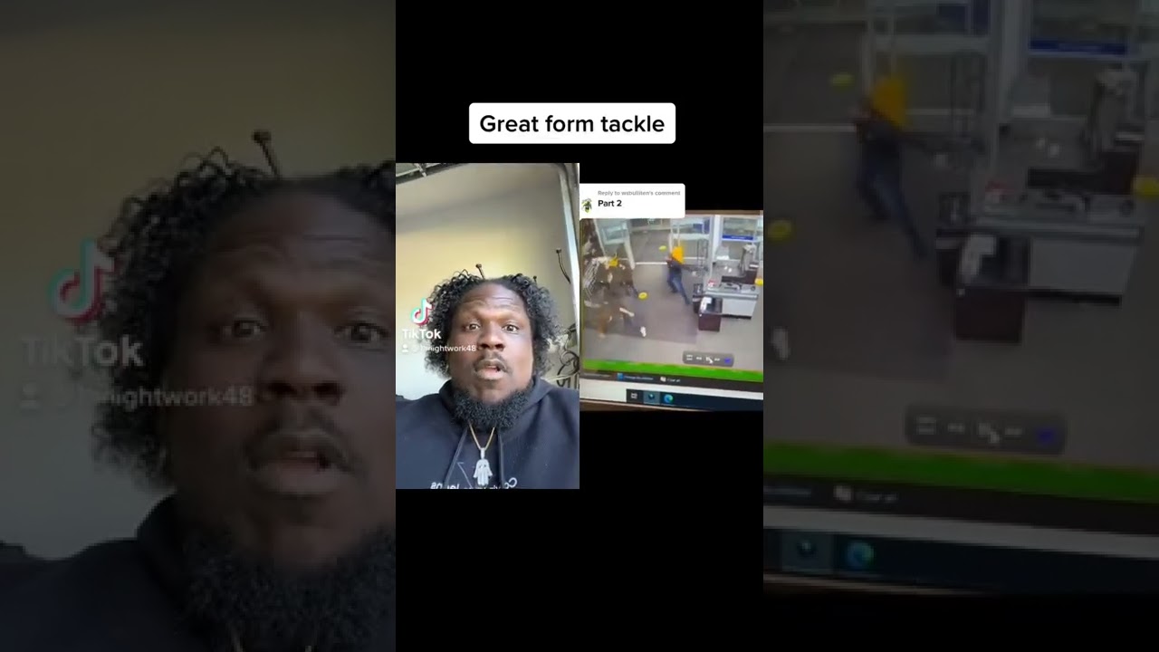 Best Buy Employee tackles thief 