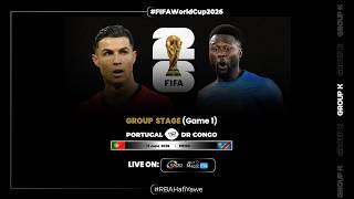 🔴LIVE: Portugal vs DR Congo | FIFA World Cup 2026