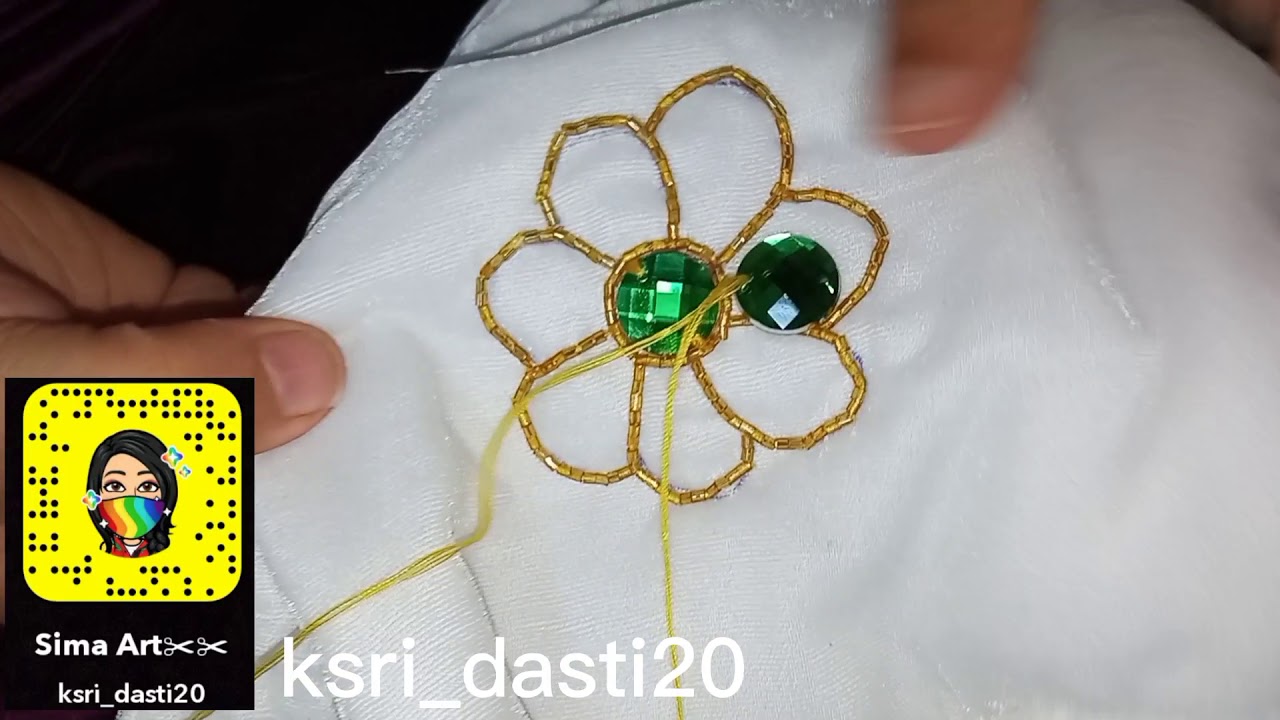 #چنین#فێرکاری#زەنیانە#بەرد#هیلەک#جلی_کوردی#کورد#کوردستان#گوڵ#simaart    چنینی گوڵ بەبەردوزەنیانە