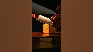 Satisfying Minecraft Gold Block Cutting