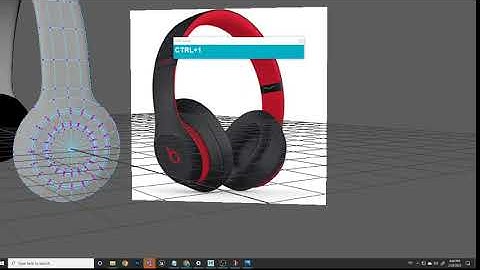 Wireless Headphones Modeling demo in Maya 2020