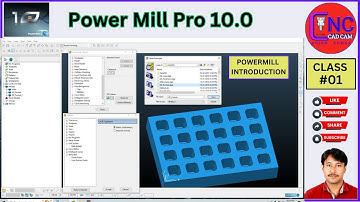 POWERMILL PRO 10 INTRODUCTION | HOW TO MAKE PROGRAM IN POWERMILL PRO 10 | DELCAM 10  |