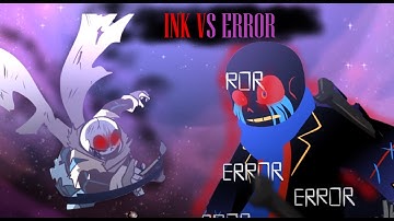 Underverse 0.4 Fight Scenes: Ink vs Error + Destruction of the Multiverse (by Jael Penaloza)