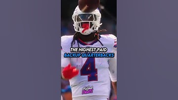The Highest Paid backup Quarterbacks #schooly #schoolystyle #revivessc #nfl #fpyシ #shorts
