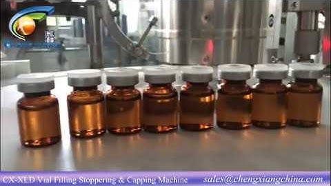 CX-XLD Vial Filling Stoppering & Capping Machine for 5ml