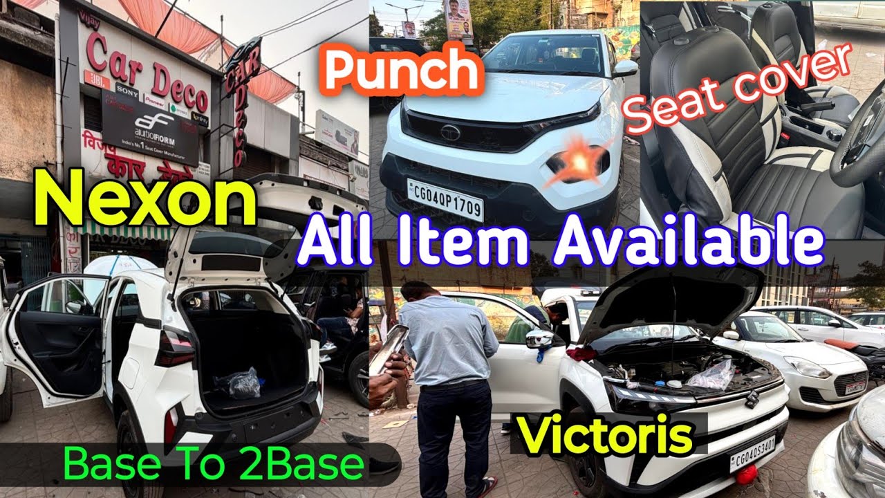 Ambient Light in Xuv | Car modification Shop Raipur | Nexon Base To 2Base At Raipur All Items | Durg