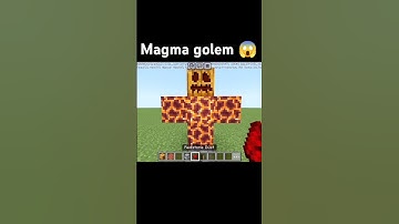 Spawn Magma golem|😱|in minecraft|#shorts #gaming