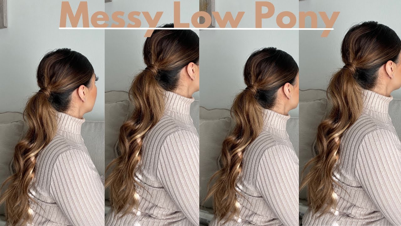 Messy Ponytail/Bun - The Small Things Blog