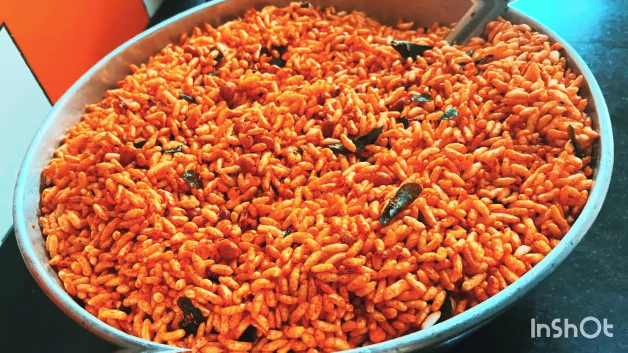Puffed rice # mandakki vaggarane # chunamari chuda