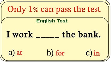 Mixed English grammar Quiz |🌟 Only 1% can pass the test !