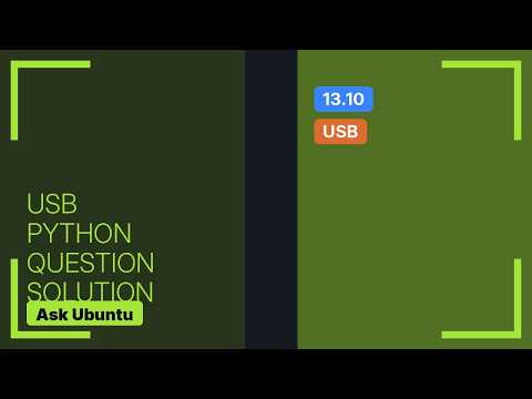 Ubuntu: Installing pyusb on ubuntu 13.10