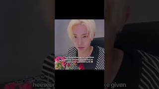 his first live! #heeseung #enhypen #evan #trending #viral #shorts #fyp #kpop #bringheeseungback #skz