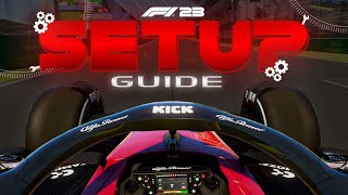 F1 23 set up tutorial guide - F1 esports world champion