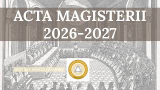 Acts of the Magisterium - Lecture 4