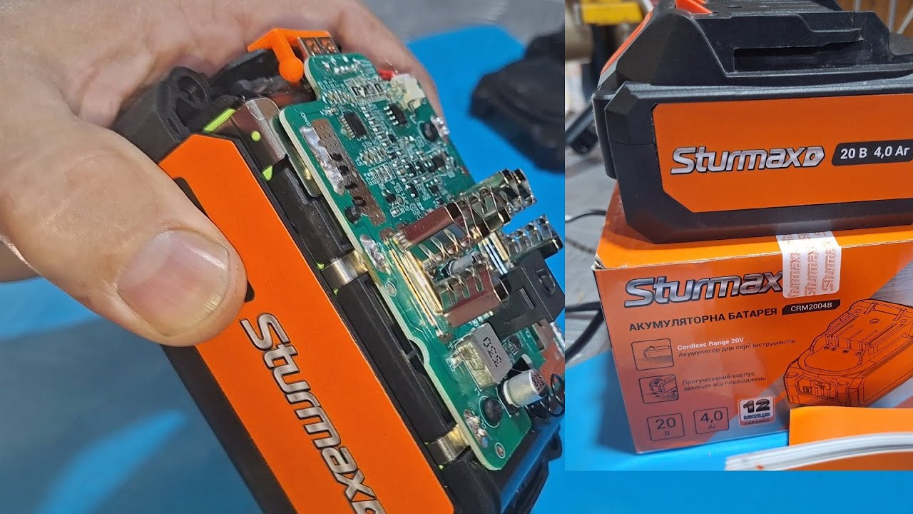 АКБ 21В 4А Sturmax - ОБЗОР.
