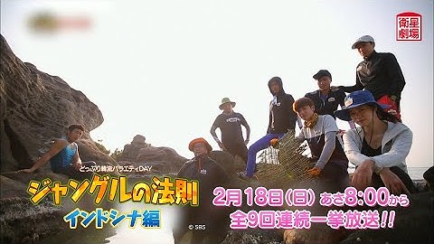 ＜衛星劇場2024年02月＞韓流バラエティ 「ジャングルの法則　インドシナ編」  連続一挙放送 30秒予告