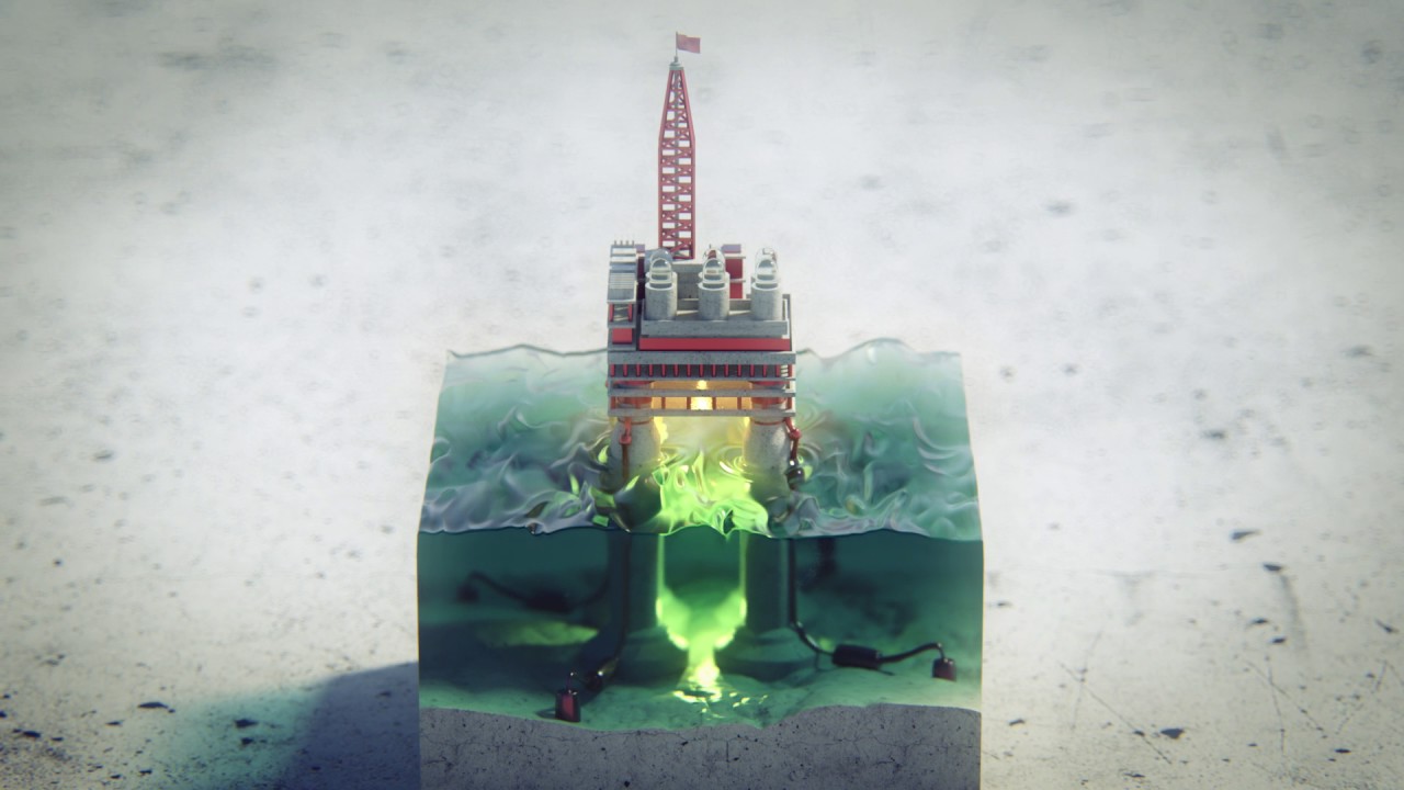 C4D Redshift Alpha test - Oil rig - YouTube