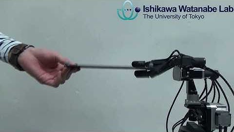 Human Cooperative Task with Multiple Degree of Freedom Using a High-speed Hand System