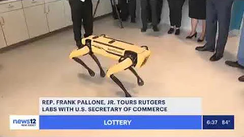 News12: Pallone Tours Rutgers Lab with Commerce Se...