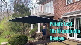 Purple leaf patio umbrella. Best patio umbrella on Amazon? Review