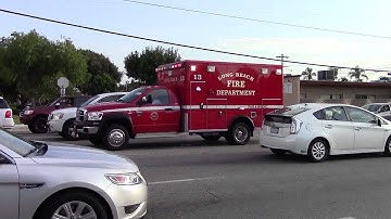 LBFD Rescue 13 responding