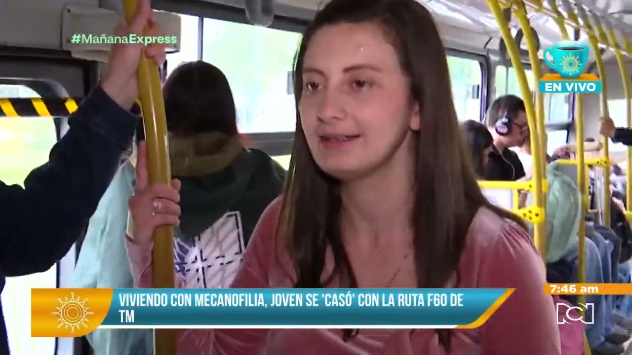 Mecanofilia, Mujer se casó con ruta de Transmilenio Ruta AF60- Noticias RCN @OFICIALTRANSMILENIO