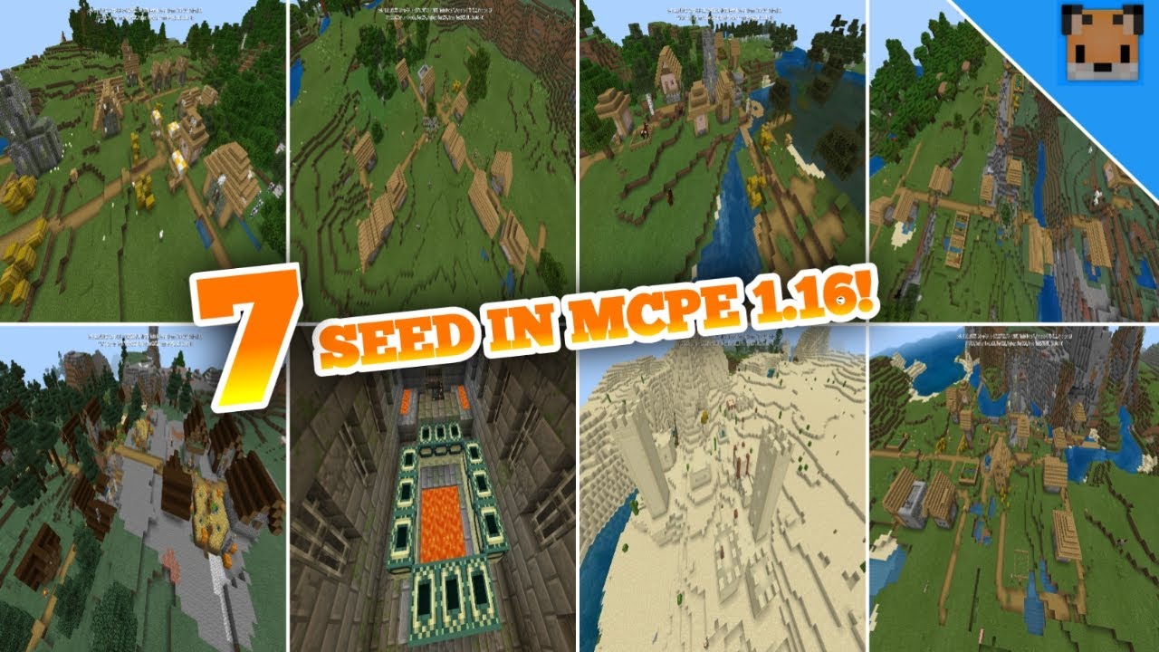 7 Seed Village In Minecraft Pe 1 16 Mcpe 1 16 Seed Village At Spawn Youtube 7 Seed Village In Minecraft Pe 1 16 Mcpe 1 16 Seed Village At Spawn Youtube