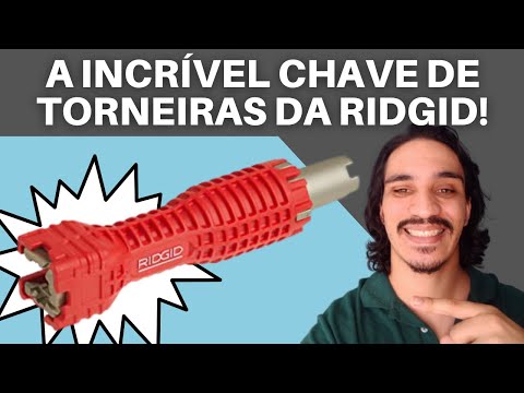 CONHEÇA A CHAVE DE TORNEIRAS DA RIDGID!