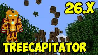 TREECAPITATOR MOD 26.2 minecraft (Neoforge) -  HOW TO USE Tree capitator mod 26.2.x (EASY)