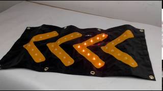AB 4685 amber led arrow mat